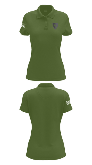 Womens Short Sleeve Performance Polo, 38th Infantry Division, , Teamtime, Team time, sublimation, custom sports apparel, team uniforms, spirit wear, spiritwear, sports uniforms, custom shirts, team store, custom team store, fundraiser sports, apparel fundraiser