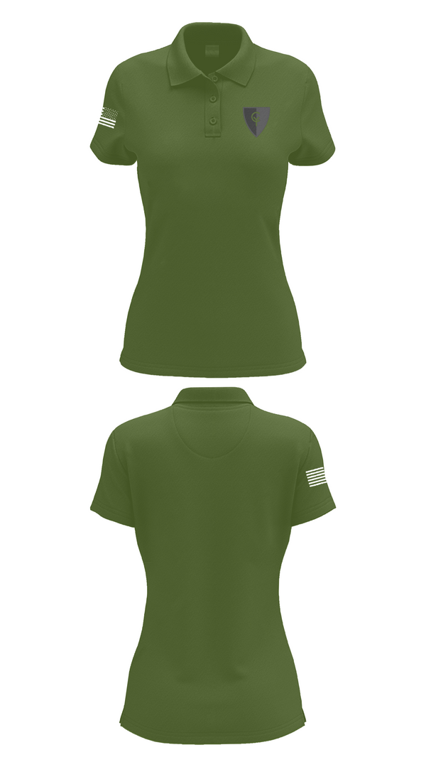 Womens Short Sleeve Performance Polo, 38th Infantry Division, , Teamtime, Team time, sublimation, custom sports apparel, team uniforms, spirit wear, spiritwear, sports uniforms, custom shirts, team store, custom team store, fundraiser sports, apparel fundraiser