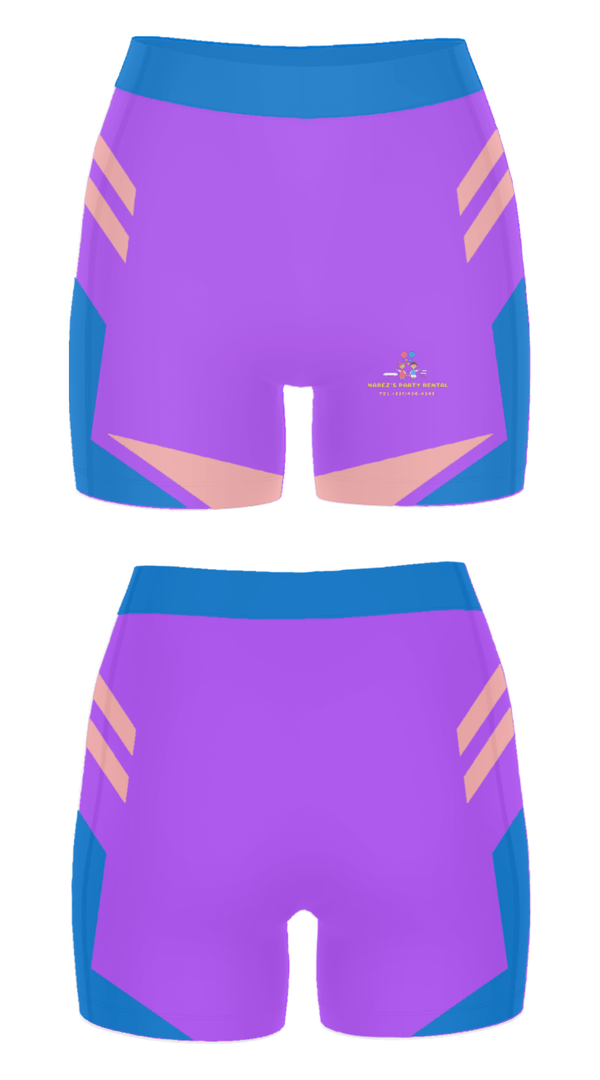 Women's Compression Shorts, Narez's Party RentalNarez's Party Rental, , Teamtime, Team time, sublimation, custom sports apparel, team uniforms, spirit wear, spiritwear, sports uniforms, custom shirts, team store, custom team store, fundraiser sports, apparel fundraiser