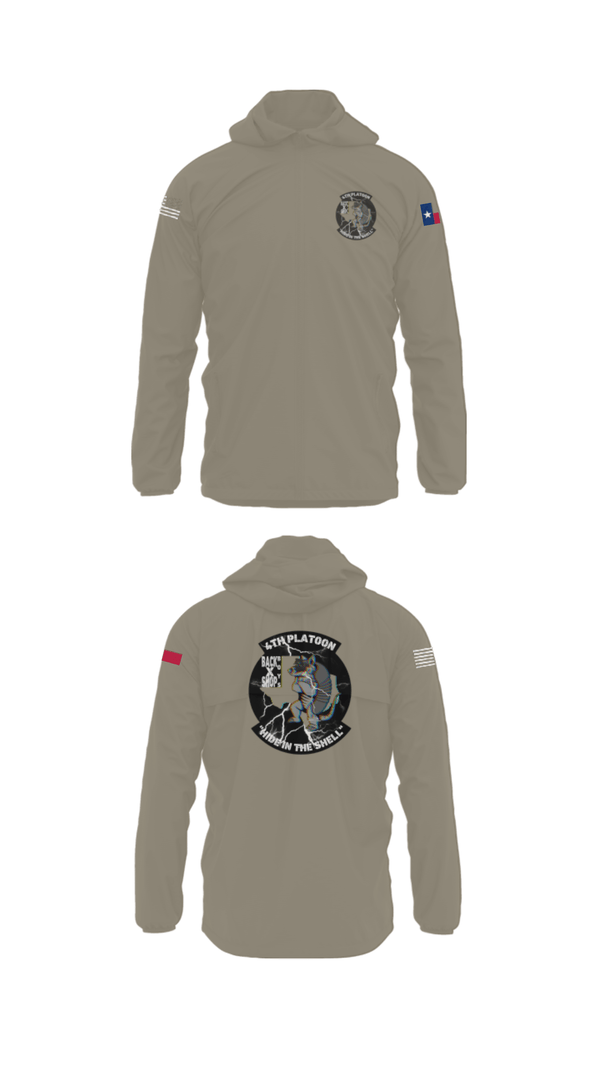 Windbreaker, 90th ASB B co 4Th Platoon, Army, Teamtime, Team time, sublimation, custom sports apparel, team uniforms, spirit wear, spiritwear, sports uniforms, custom shirts, team store, custom team store, fundraiser sports, apparel fundraiser