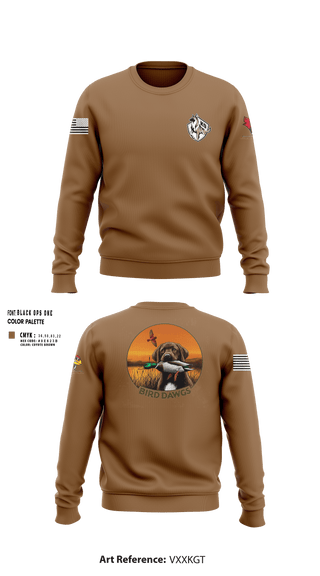 Crew Neck Sweatshirt, Bird dawgs, Army, Teamtime, Team time, sublimation, custom sports apparel, team uniforms, spirit wear, spiritwear, sports uniforms, custom shirts, team store, custom team store, fundraiser sports, apparel fundraiser