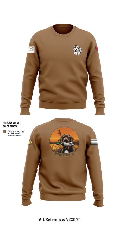 Crew Neck Sweatshirt, Bird dawgs, Army, Teamtime, Team time, sublimation, custom sports apparel, team uniforms, spirit wear, spiritwear, sports uniforms, custom shirts, team store, custom team store, fundraiser sports, apparel fundraiser