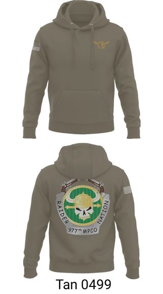 Hoodie, 977 MP CO, Army, Teamtime, Team time, sublimation, custom sports apparel, team uniforms, spirit wear, spiritwear, sports uniforms, custom shirts, team store, custom team store, fundraiser sports, apparel fundraiser