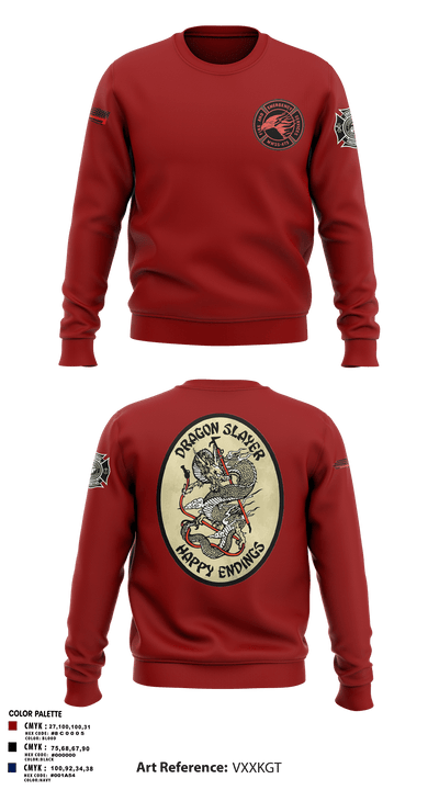 Marine Wing Support Squadron 473 1974878 Crew Neck Sweatshirt - 4