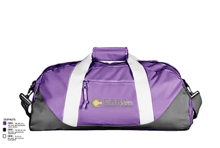 Duffle Bag, Caro High School Volleyball, Women's Volleyball, Teamtime, Team time, sublimation, custom sports apparel, team uniforms, spirit wear, spiritwear, sports uniforms, custom shirts, team store, custom team store, fundraiser sports, apparel fundraiser