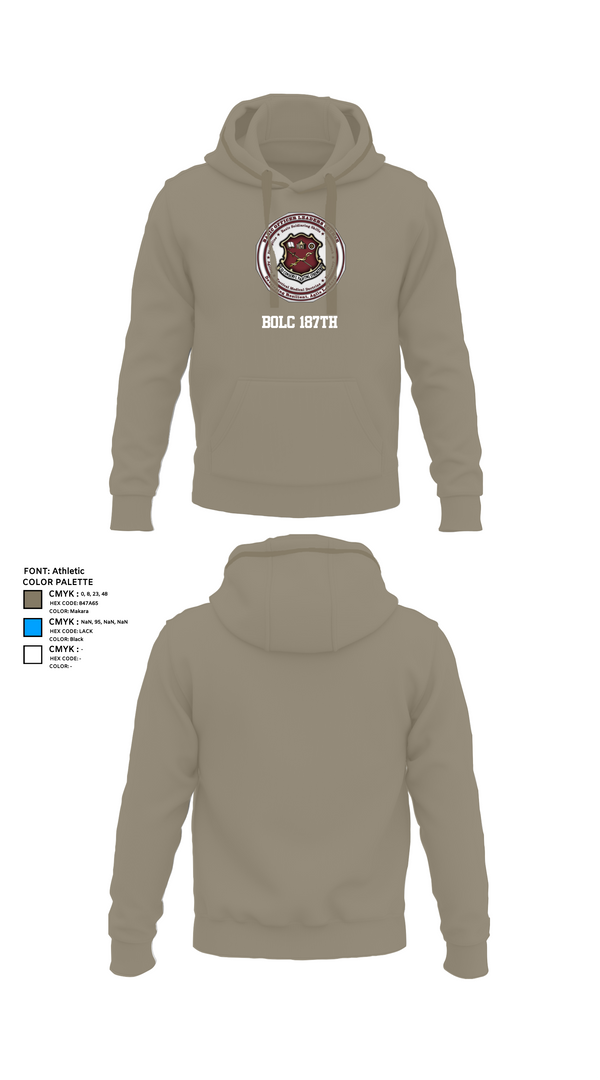 Hoodie, BOLC 187TH, Army, Teamtime, Team time, sublimation, custom sports apparel, team uniforms, spirit wear, spiritwear, sports uniforms, custom shirts, team store, custom team store, fundraiser sports, apparel fundraiser