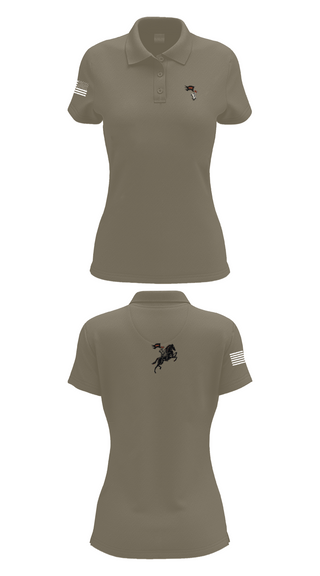 Womens Short Sleeve Performance Polo, Oklahoma State University Ranger Challenge, Army, Teamtime, Team time, sublimation, custom sports apparel, team uniforms, spirit wear, spiritwear, sports uniforms, custom shirts, team store, custom team store, fundraiser sports, apparel fundraiser