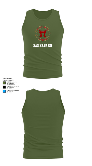 Tank Top, Rakkasans, Army, Teamtime, Team time, sublimation, custom sports apparel, team uniforms, spirit wear, spiritwear, sports uniforms, custom shirts, team store, custom team store, fundraiser sports, apparel fundraiser