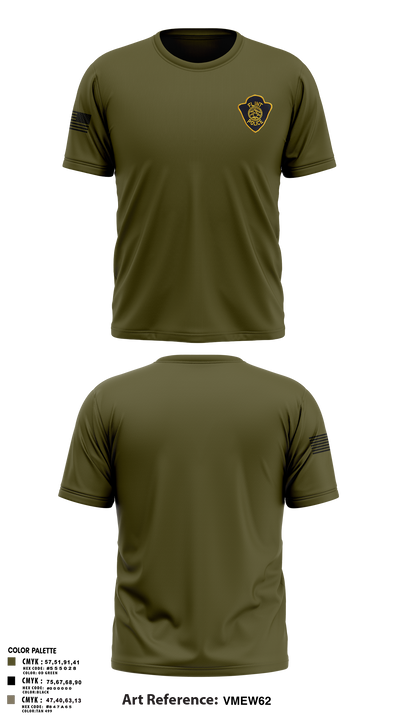 City of Flint Police 13953142 Old School Cotton Feel Shirt - 1