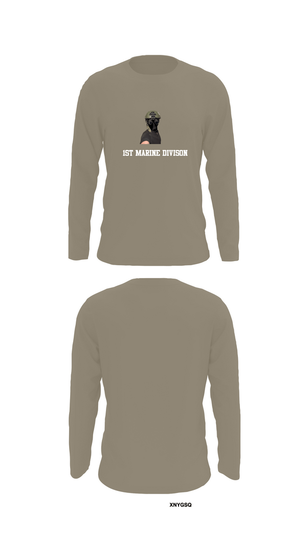 Long Sleeve Performance Shirt, 1st marine divison, , Teamtime, Team time, sublimation, custom sports apparel, team uniforms, spirit wear, spiritwear, sports uniforms, custom shirts, team store, custom team store, fundraiser sports, apparel fundraiser