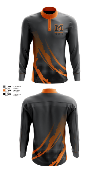 Quarter Zip Jacket, Girls Tennis McDonogh School, Tennis, Teamtime, Team time, sublimation, custom sports apparel, team uniforms, spirit wear, spiritwear, sports uniforms, custom shirts, team store, custom team store, fundraiser sports, apparel fundraiser