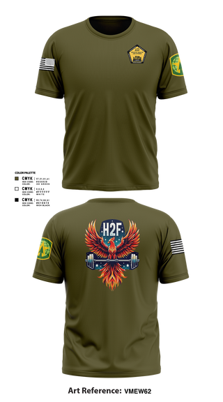 Short Sleeve Performance Shirt, Phoenix H2F, Army, Teamtime, Team time, sublimation, custom sports apparel, team uniforms, spirit wear, spiritwear, sports uniforms, custom shirts, team store, custom team store, fundraiser sports, apparel fundraiser