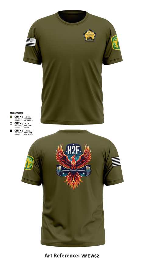 Short Sleeve Performance Shirt, Phoenix H2F, Army, Teamtime, Team time, sublimation, custom sports apparel, team uniforms, spirit wear, spiritwear, sports uniforms, custom shirts, team store, custom team store, fundraiser sports, apparel fundraiser