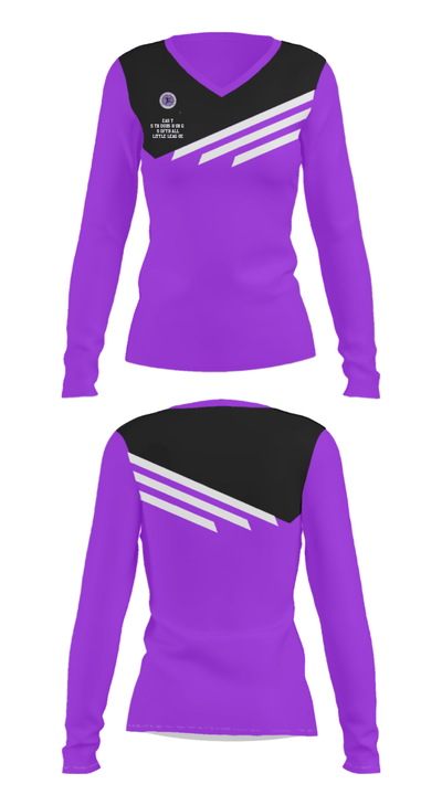 East Stroudsburg Softball Little League 19210621 Women's Long Sleeve V-neck Shirt - 28