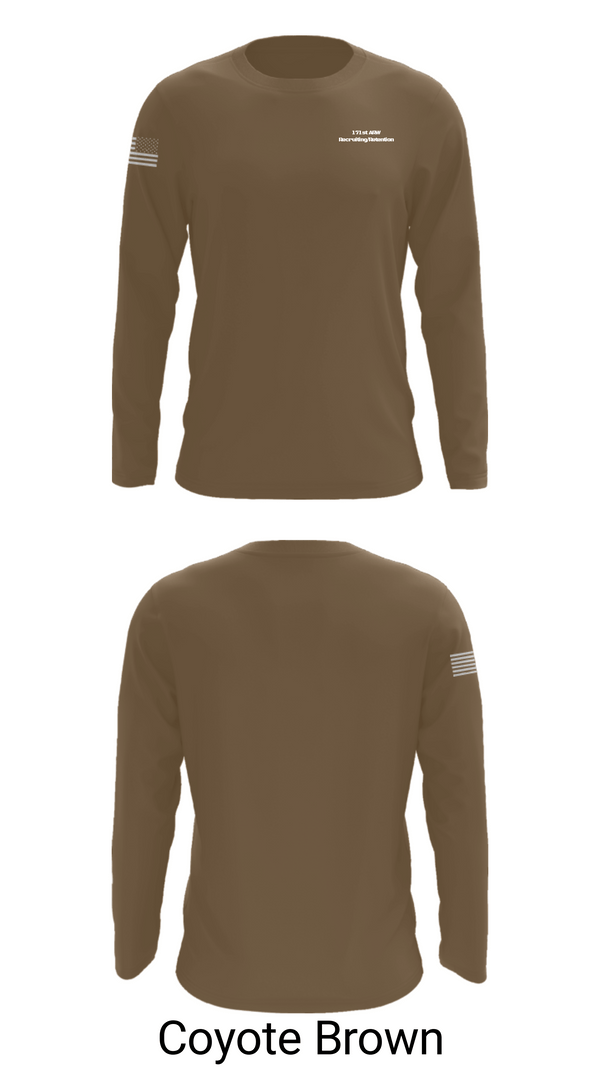 Long Sleeve Performance Shirt, 171st ARW Recruiting/Retention, Air Force, Teamtime, Team time, sublimation, custom sports apparel, team uniforms, spirit wear, spiritwear, sports uniforms, custom shirts, team store, custom team store, fundraiser sports, apparel fundraiser