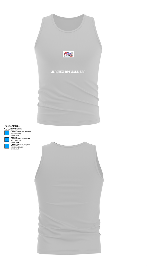 Tank Top, Jacquez Drywall llc, , Teamtime, Team time, sublimation, custom sports apparel, team uniforms, spirit wear, spiritwear, sports uniforms, custom shirts, team store, custom team store, fundraiser sports, apparel fundraiser