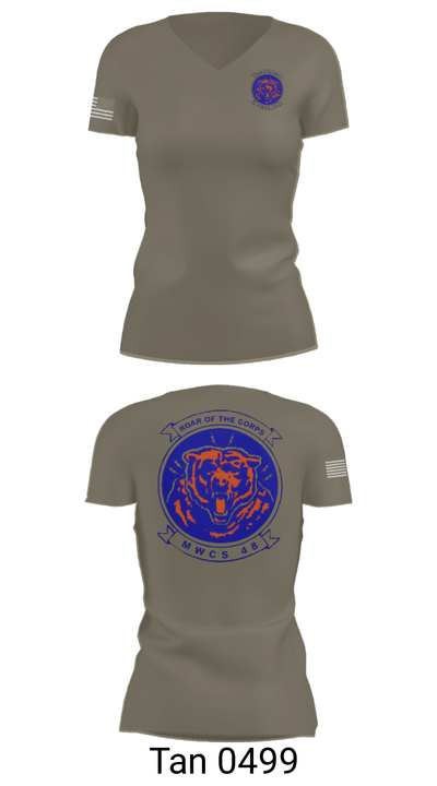 MWCS -48 31061613 Women's Short Sleeve V-neck Shirt - 68