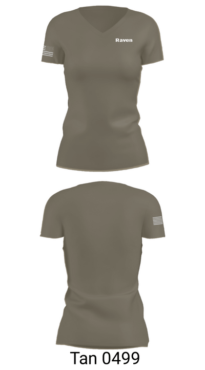 Raven 96310288 Women's Short Sleeve V-neck Shirt - 68