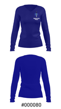 iMater Knights 12068030 Women's Long Sleeve V-neck Shirt - 20