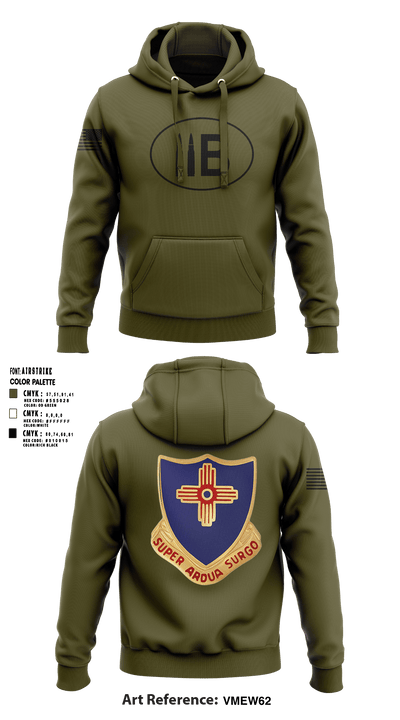 410th regiment 28429232 Hoodie - 1