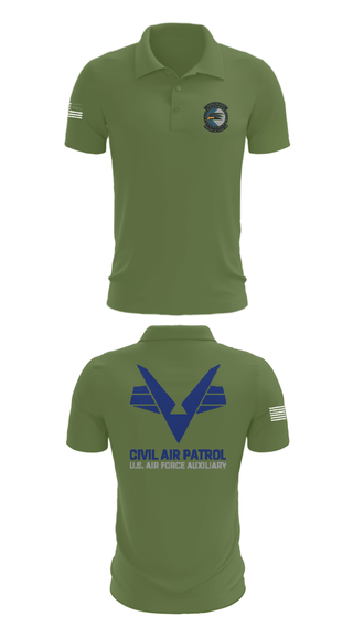 Short Sleeve Performance Polo, Sunlake High School Cadet Squadron, Air Force, Teamtime, Team time, sublimation, custom sports apparel, team uniforms, spirit wear, spiritwear, sports uniforms, custom shirts, team store, custom team store, fundraiser sports, apparel fundraiser