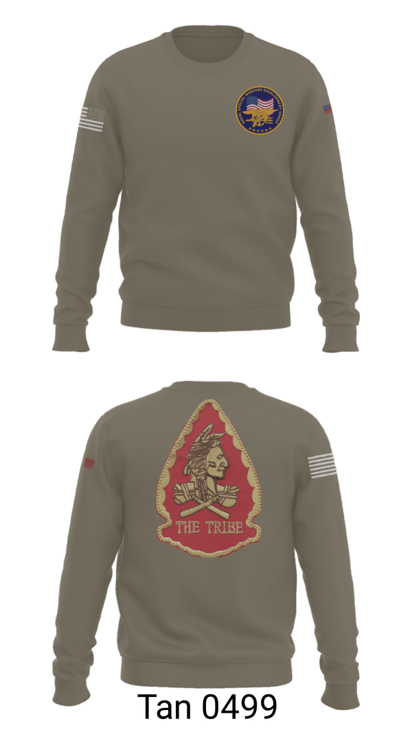 Crew Neck Sweatshirt, Naval Special Warfare Development Group, Navy, Teamtime, Team time, sublimation, custom sports apparel, team uniforms, spirit wear, spiritwear, sports uniforms, custom shirts, team store, custom team store, fundraiser sports, apparel fundraiser