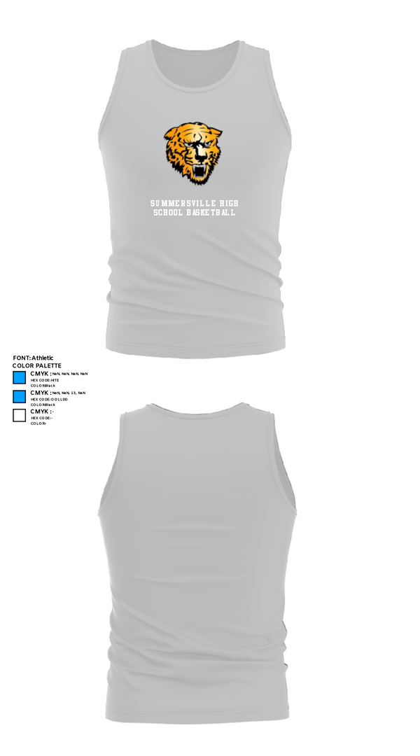 Tank Top, Summersville High School Basketball, Men's Basketball, Teamtime, Team time, sublimation, custom sports apparel, team uniforms, spirit wear, spiritwear, sports uniforms, custom shirts, team store, custom team store, fundraiser sports, apparel fundraiser