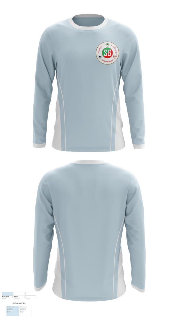Long Sleeve Performance Shirt, SV Boostedt, Men's Soccer, Teamtime, Team time, sublimation, custom sports apparel, team uniforms, spirit wear, spiritwear, sports uniforms, custom shirts, team store, custom team store, fundraiser sports, apparel fundraiser