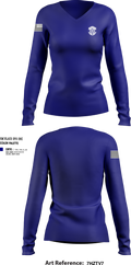 S.M.T Osaka Women's Long Sleeve V-neck Shirt - 254
