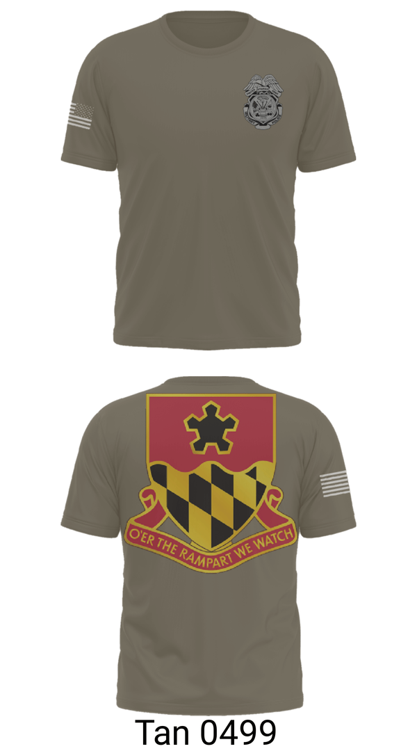 Old School Cotton Feel Shirt, 2nd MTB/70th RTI, Army, Teamtime, Team time, sublimation, custom sports apparel, team uniforms, spirit wear, spiritwear, sports uniforms, custom shirts, team store, custom team store, fundraiser sports, apparel fundraiser
