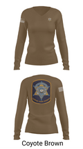 Criminal Investigation 3938601 Women's Long Sleeve V-neck Shirt - 16