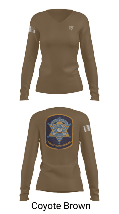 Criminal Investigation 3938601 Women's Long Sleeve V-neck Shirt - 16