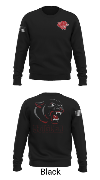 Crew Neck Sweatshirt, Stigler Middle School Cheer, Cheer, Teamtime, Team time, sublimation, custom sports apparel, team uniforms, spirit wear, spiritwear, sports uniforms, custom shirts, team store, custom team store, fundraiser sports, apparel fundraiser
