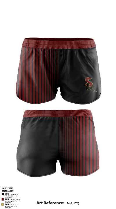 Shadow Ridge High School Badminton 80575503 Women's Shorts - 1