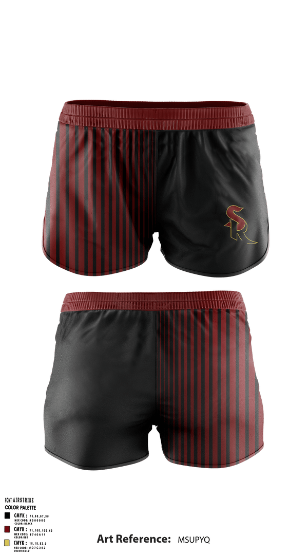 Womens Shorts, Shadow Ridge High School Badminton, Spirit Store, Teamtime, Team time, sublimation, custom sports apparel, team uniforms, spirit wear, spiritwear, sports uniforms, custom shirts, team store, custom team store, fundraiser sports, apparel fundraiser