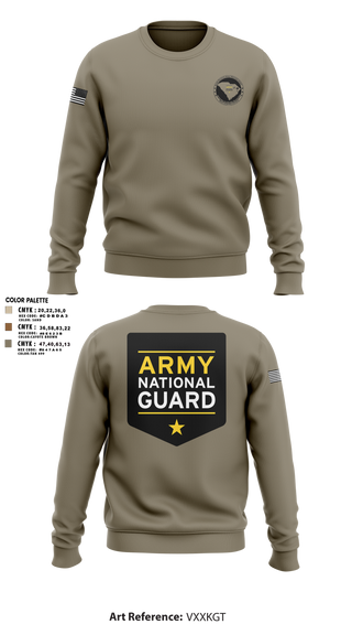Crew Neck Sweatshirt, , National Guard, Teamtime, Team time, sublimation, custom sports apparel, team uniforms, spirit wear, spiritwear, sports uniforms, custom shirts, team store, custom team store, fundraiser sports, apparel fundraiser
