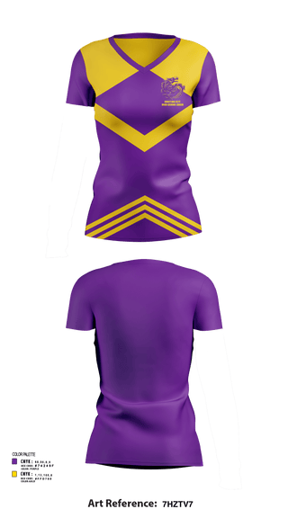 Womens Short Sleeve Vneck Shirt, Junction City High School Cheer, Cheer, Teamtime, Team time, sublimation, custom sports apparel, team uniforms, spirit wear, spiritwear, sports uniforms, custom shirts, team store, custom team store, fundraiser sports, apparel fundraiser