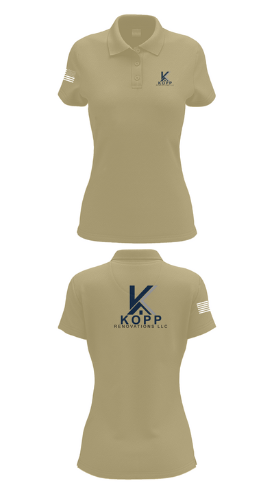 Kopp Renovations 26742282 Women's Short Sleeve Performance Polo  - 43