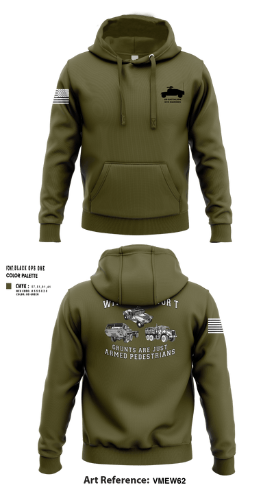 2d battalion, 6th marines 87916095 Hoodie - 251
