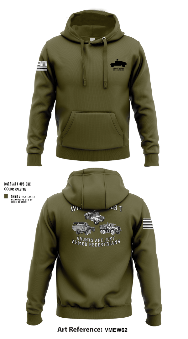 Hoodie, 2d battalion, 6th marines, Marines, Teamtime, Team time, sublimation, custom sports apparel, team uniforms, spirit wear, spiritwear, sports uniforms, custom shirts, team store, custom team store, fundraiser sports, apparel fundraiser