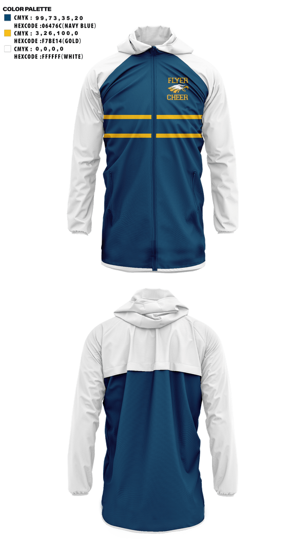Windbreaker, Franklin County High School Cheer, Cheer, Teamtime, Team time, sublimation, custom sports apparel, team uniforms, spirit wear, spiritwear, sports uniforms, custom shirts, team store, custom team store, fundraiser sports, apparel fundraiser