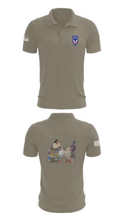 11th ABN DIV WO 32210325 Short Sleeve Performance Polo - 67