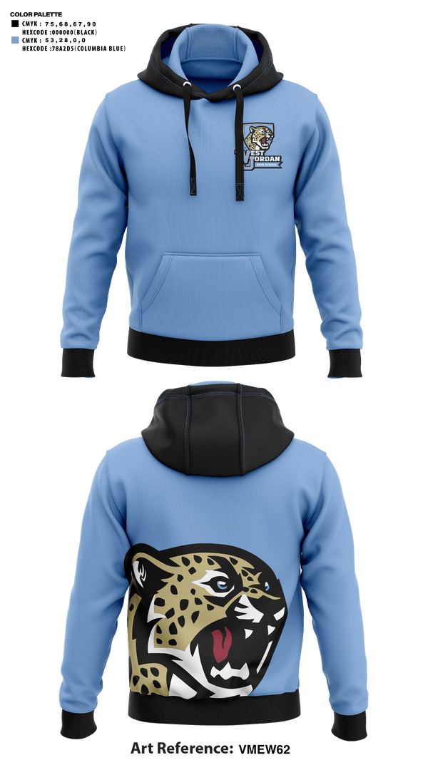 Hoodie, West Jordan High School Golf, Golf, Teamtime, Team time, sublimation, custom sports apparel, team uniforms, spirit wear, spiritwear, sports uniforms, custom shirts, team store, custom team store, fundraiser sports, apparel fundraiser