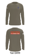 1st Marine Regiment 32808075 Long Sleeve Performance Shirt - 48