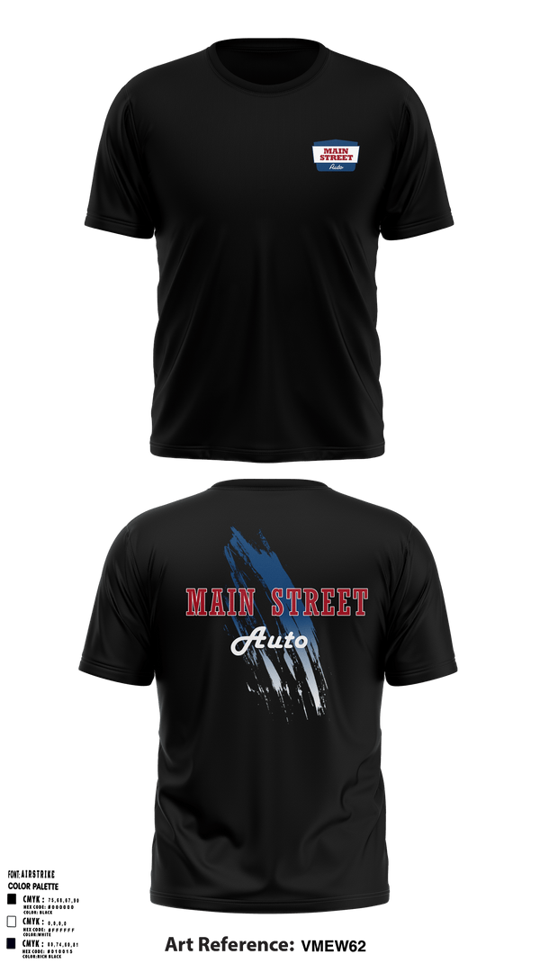 Old School Cotton Feel Shirt, Main Street Automotive, , Teamtime, Team time, sublimation, custom sports apparel, team uniforms, spirit wear, spiritwear, sports uniforms, custom shirts, team store, custom team store, fundraiser sports, apparel fundraiser