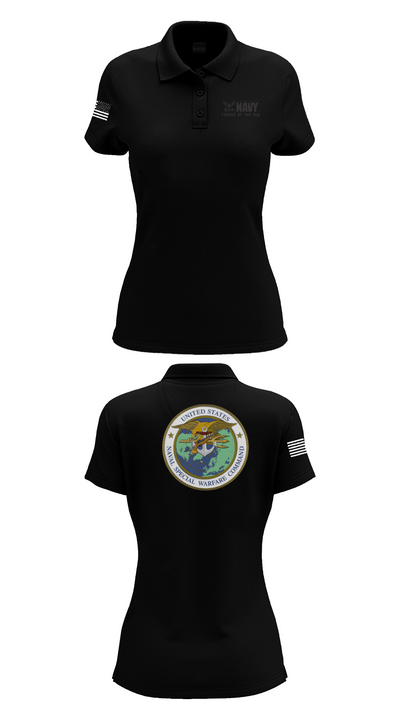 SEAL Team 4781251 Women's Short Sleeve Performance Polo  - 33