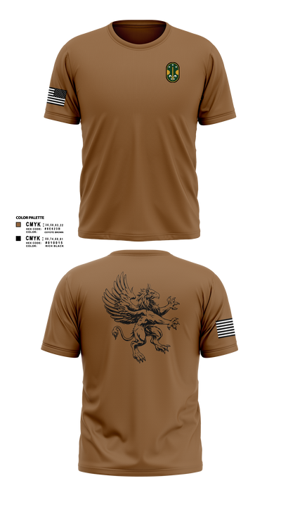 3rd Platoon Gryphons 20290567 Short Sleeve Performance Shirt - 2