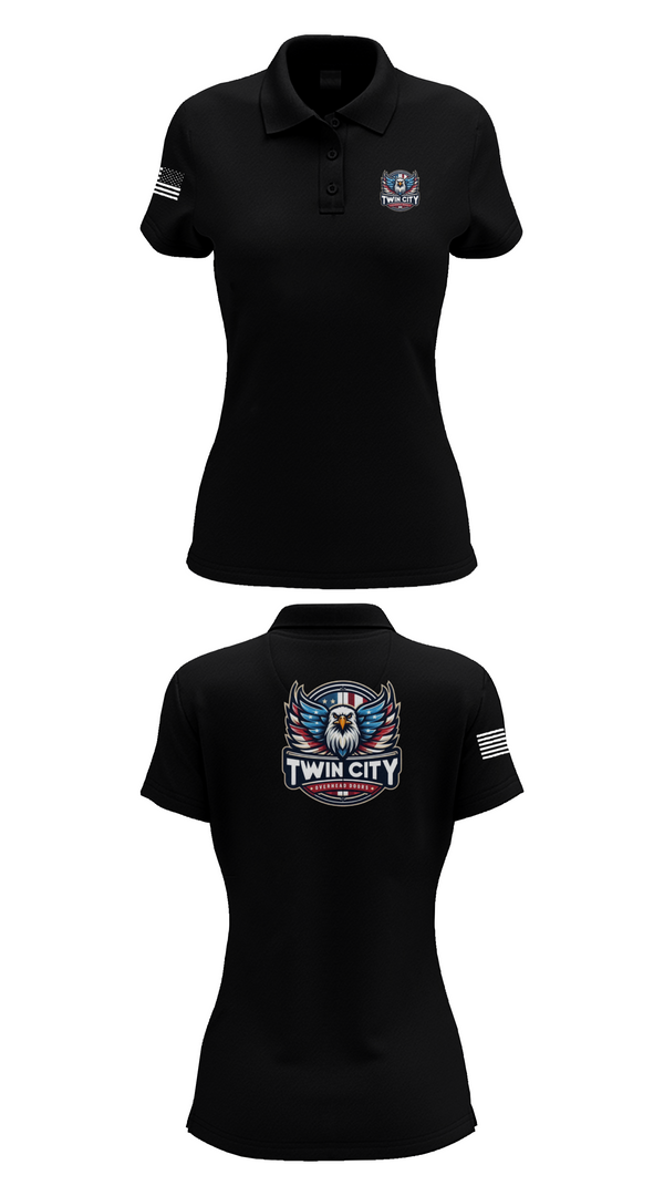 Womens Short Sleeve Performance Polo, Twin City Overhead Door, , Teamtime, Team time, sublimation, custom sports apparel, team uniforms, spirit wear, spiritwear, sports uniforms, custom shirts, team store, custom team store, fundraiser sports, apparel fundraiser