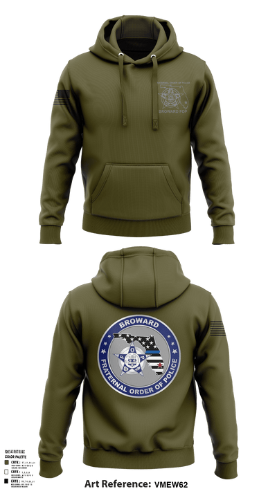 Broward Fraternal Order of Police 91005967 Hoodie - 116