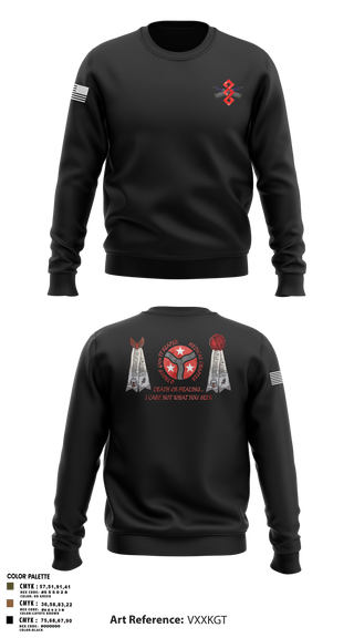 Crew Neck Sweatshirt, q trp 4/278th, , Teamtime, Team time, sublimation, custom sports apparel, team uniforms, spirit wear, spiritwear, sports uniforms, custom shirts, team store, custom team store, fundraiser sports, apparel fundraiser
